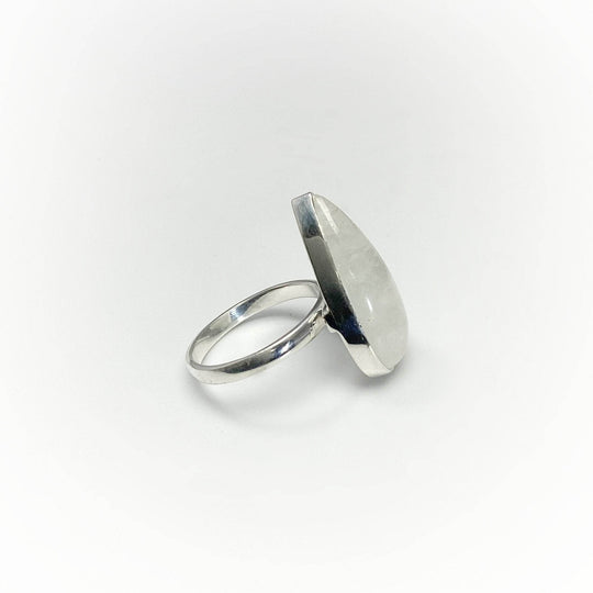 Rainbow Moonstone Ring-Rocks and Gems Canada
