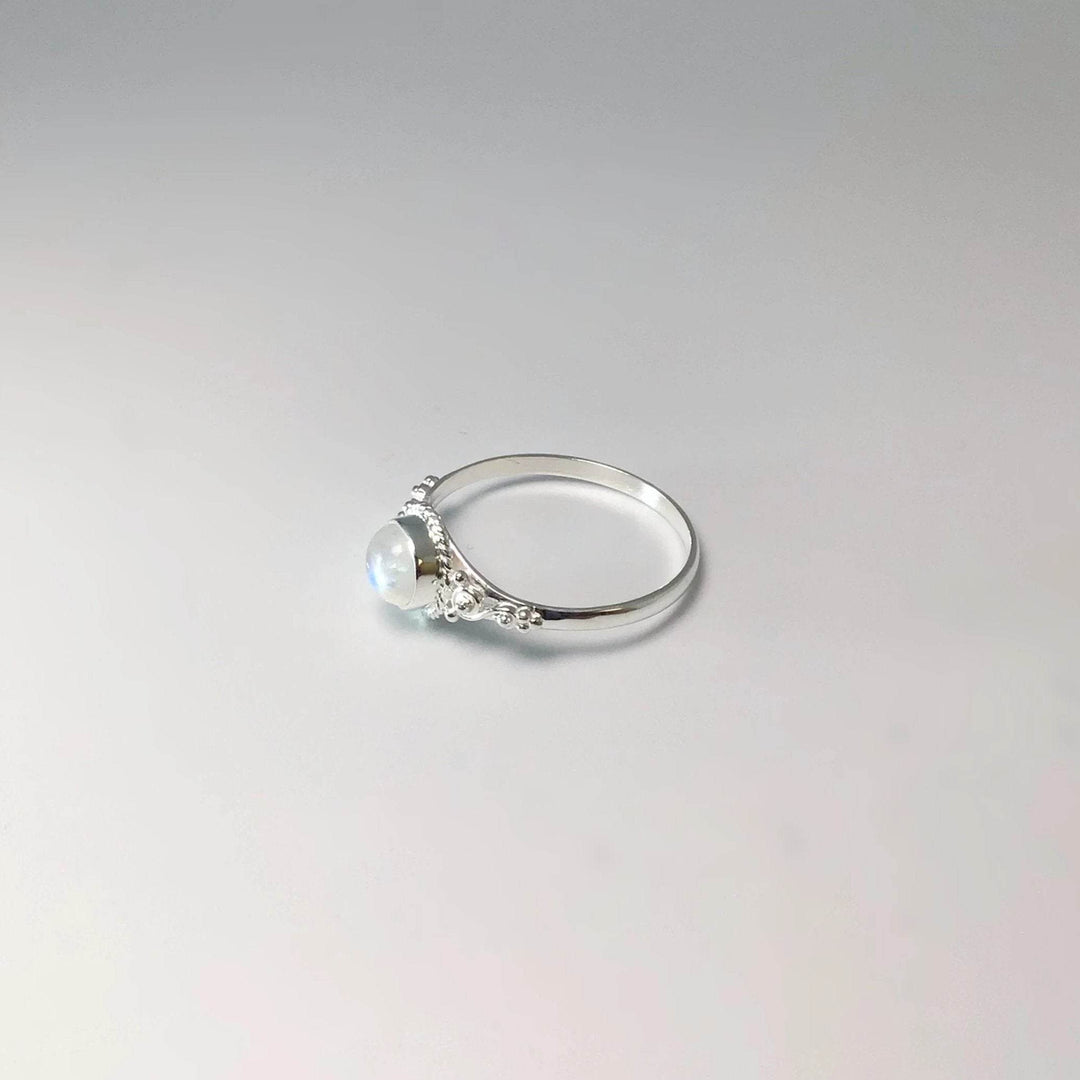Rainbow Moonstone Ring-Rocks and Gems Canada