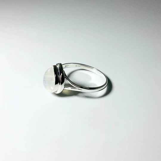 Rainbow Moonstone Ring-Rocks and Gems Canada