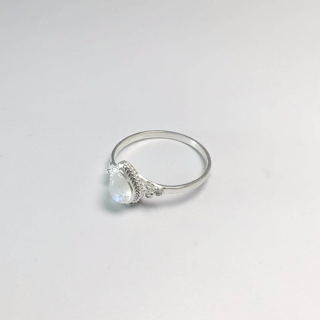 Rainbow Moonstone Ring-Rocks and Gems Canada