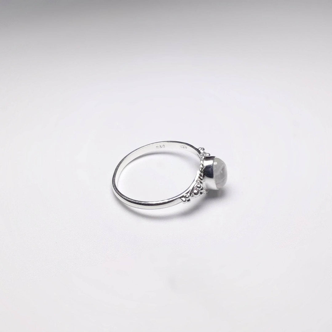 Rainbow Moonstone Ring-Rocks and Gems Canada