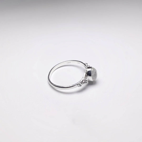 Rainbow Moonstone Ring-Rocks and Gems Canada
