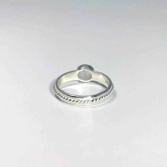 Rainbow Moonstone Ring-Rocks and Gems Canada