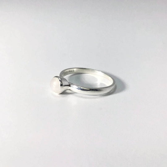 Rainbow Moonstone Ring-Rocks and Gems Canada