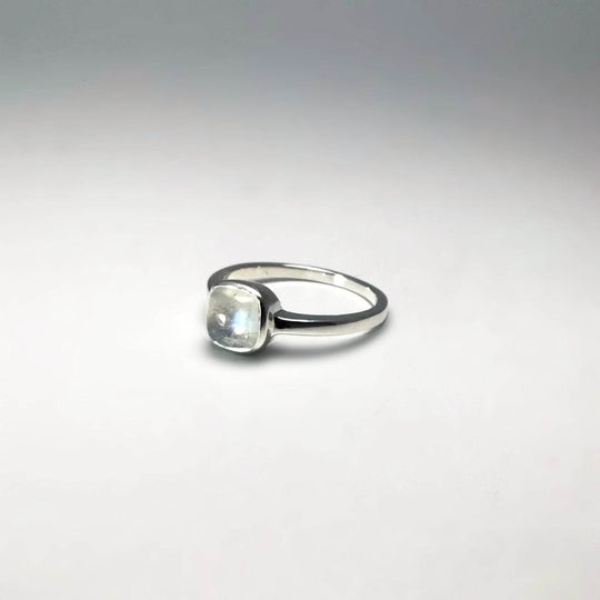 Rainbow Moonstone Ring-Rocks and Gems Canada