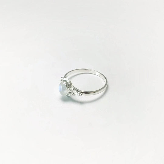 Rainbow Moonstone Ring-Rocks and Gems Canada