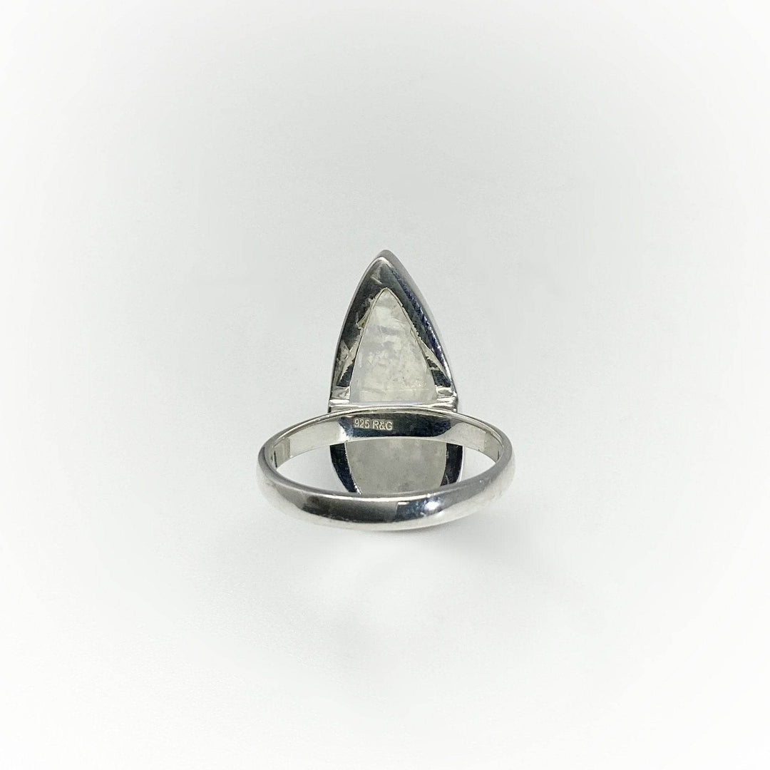 Rainbow Moonstone Ring-Rocks and Gems Canada