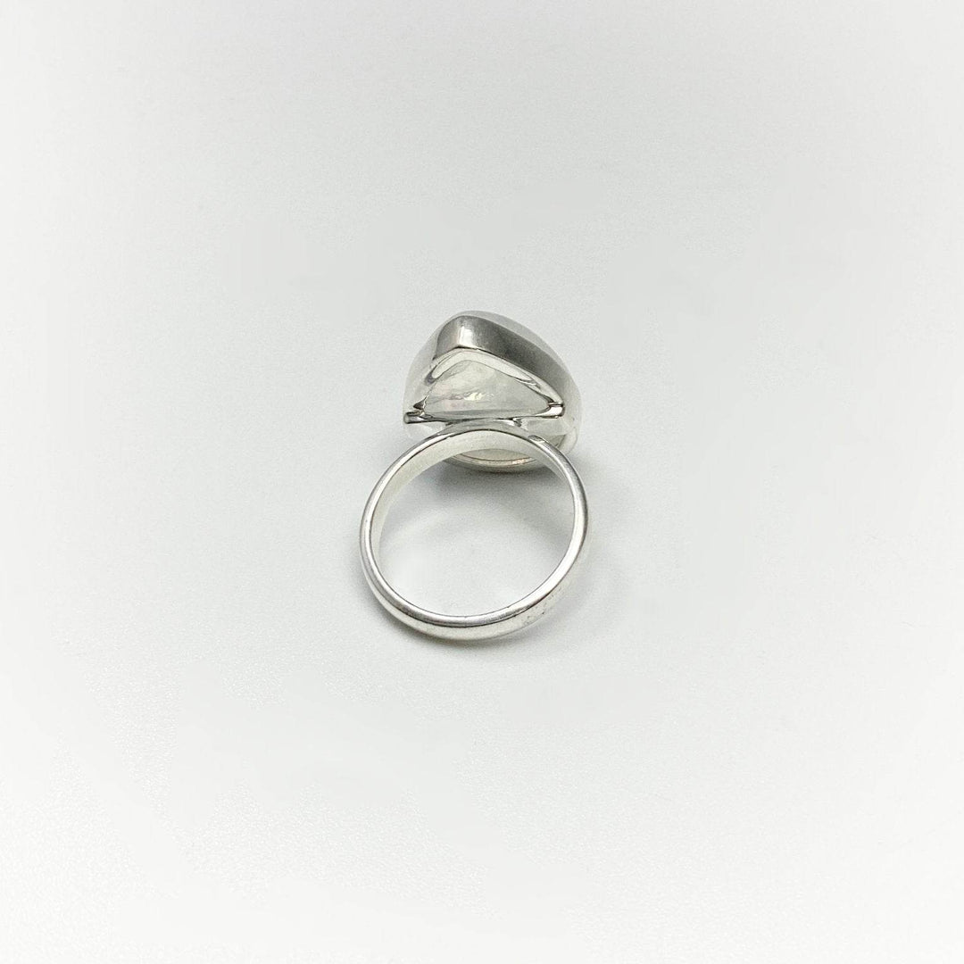 Rainbow Moonstone Ring-Rocks and Gems Canada