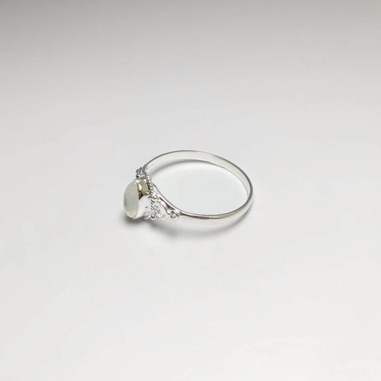 Rainbow Moonstone Ring-Rocks and Gems Canada