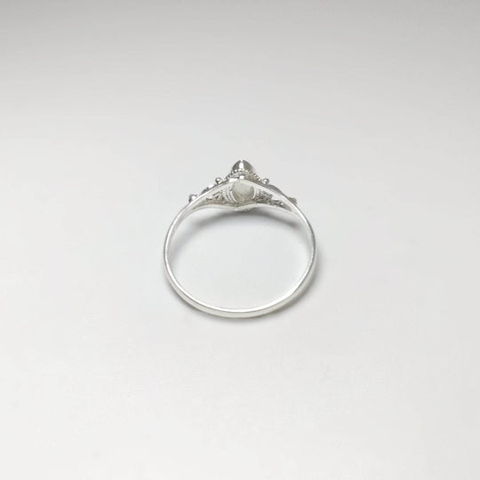Rainbow Moonstone Ring-Rocks and Gems Canada