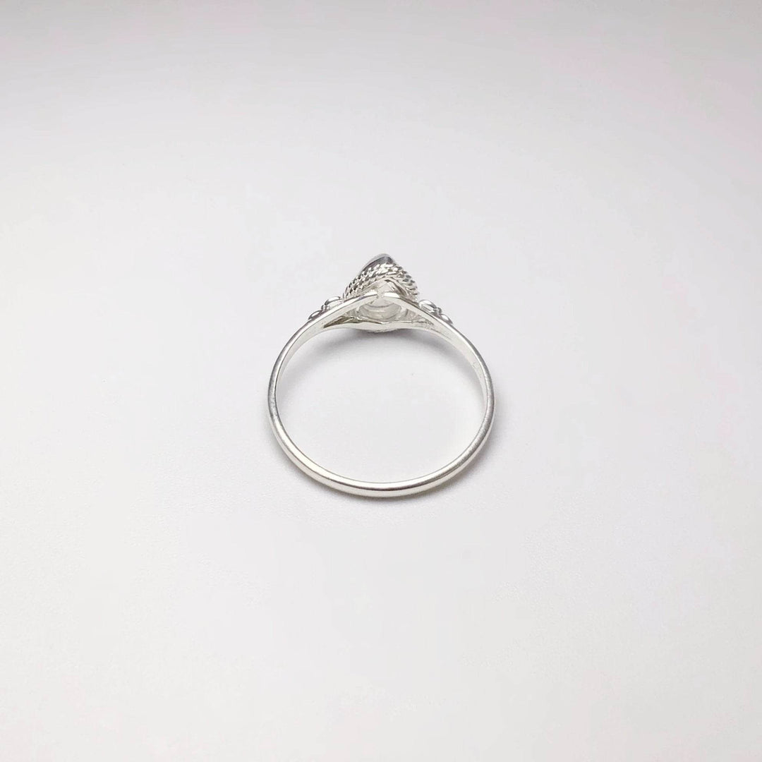 Rainbow Moonstone Ring-Rocks and Gems Canada