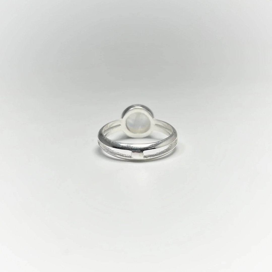 Rainbow Moonstone Ring-Rocks and Gems Canada