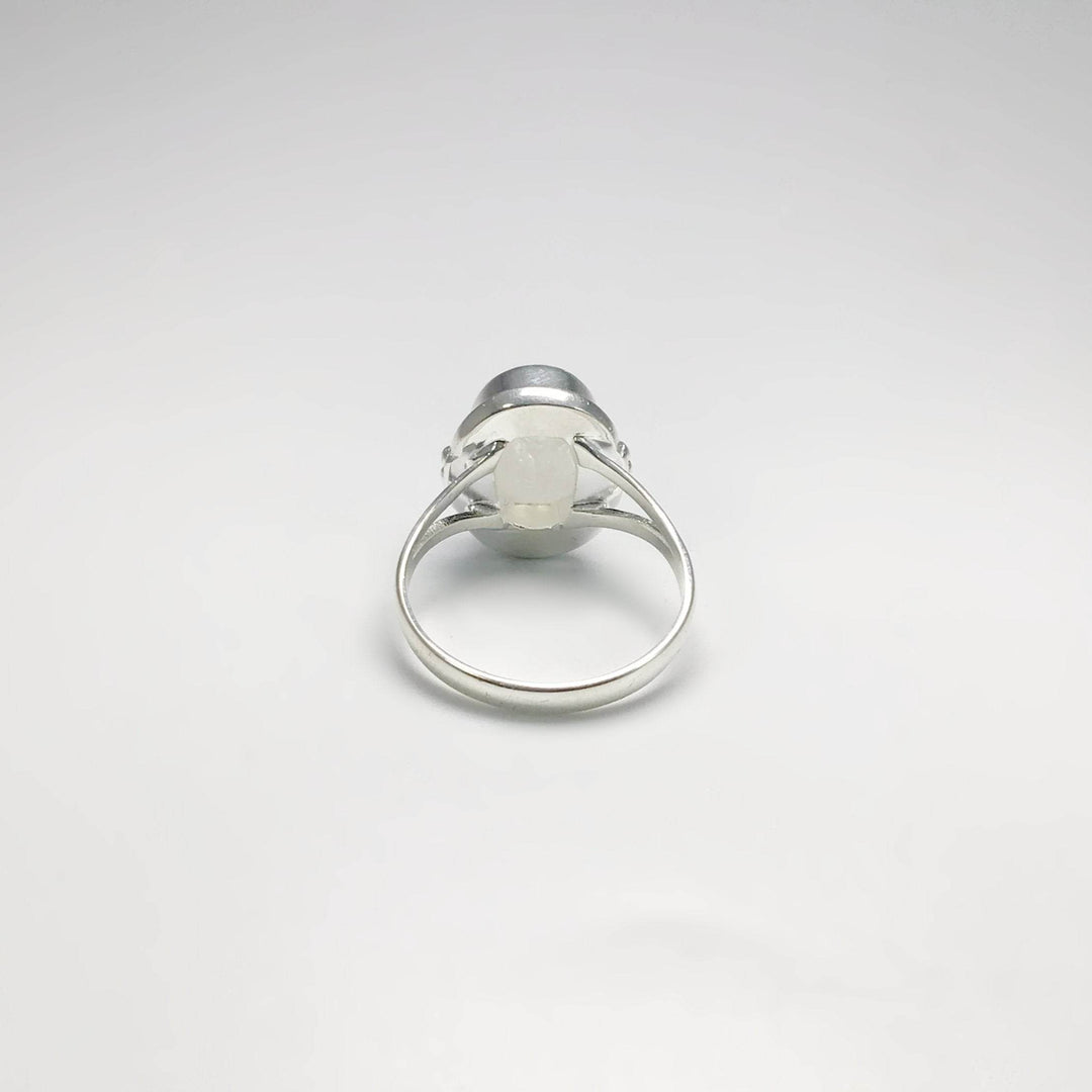 Rainbow Moonstone Ring-Rocks and Gems Canada