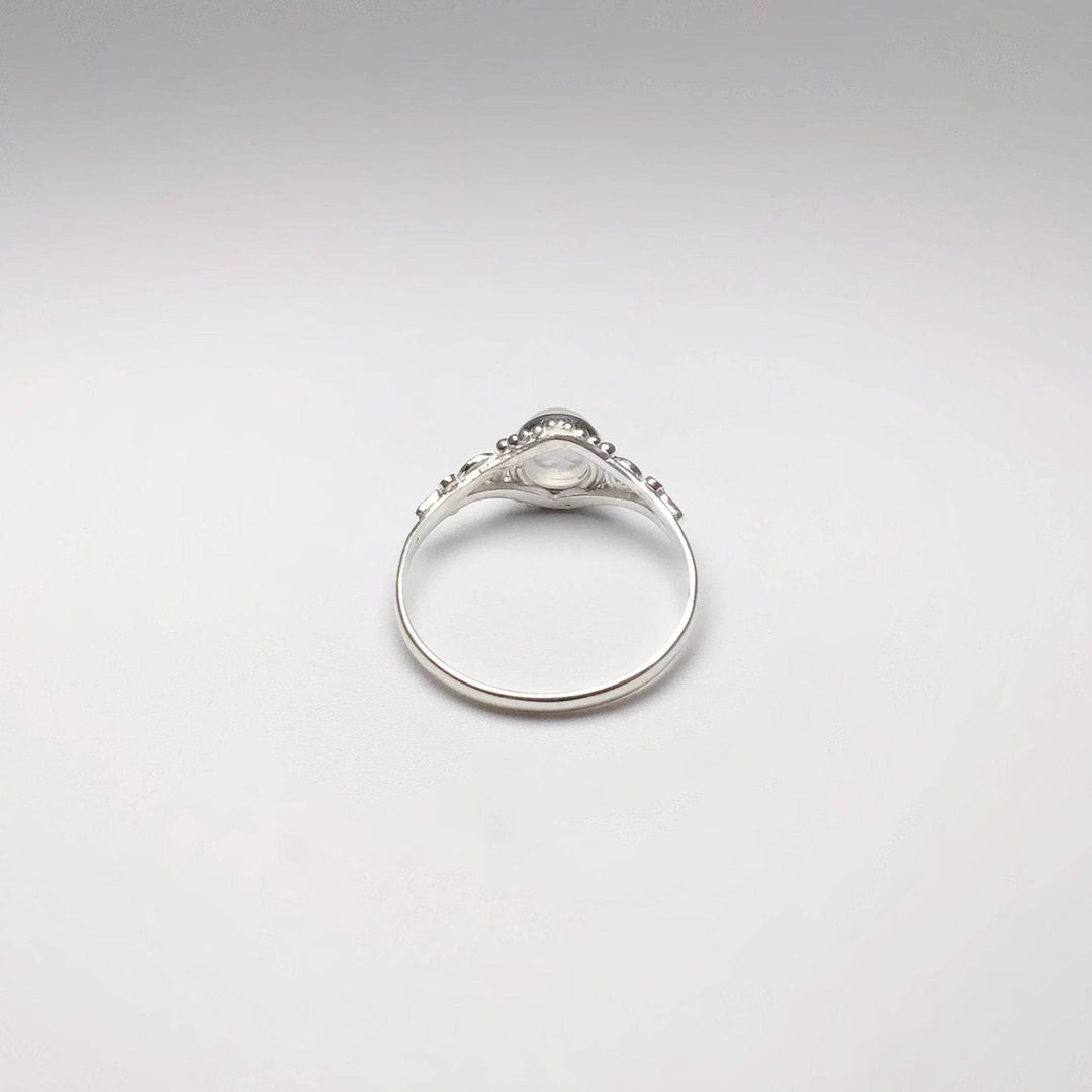 Rainbow Moonstone Ring-Rocks and Gems Canada