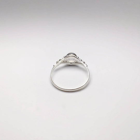 Rainbow Moonstone Ring-Rocks and Gems Canada