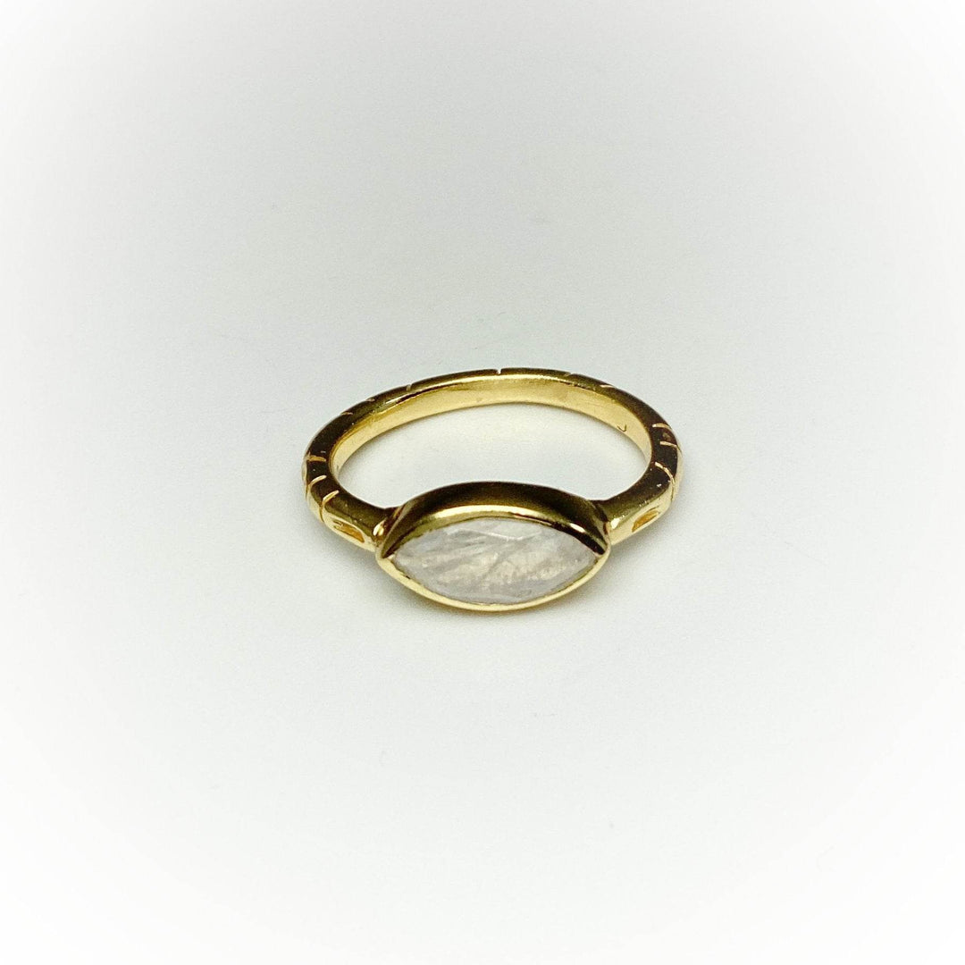 Rainbow Moonstone Ring-Rocks and Gems Canada