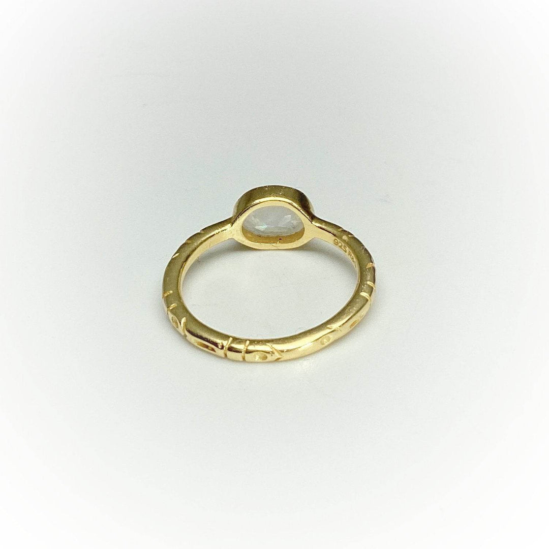 Rainbow Moonstone Ring-Rocks and Gems Canada