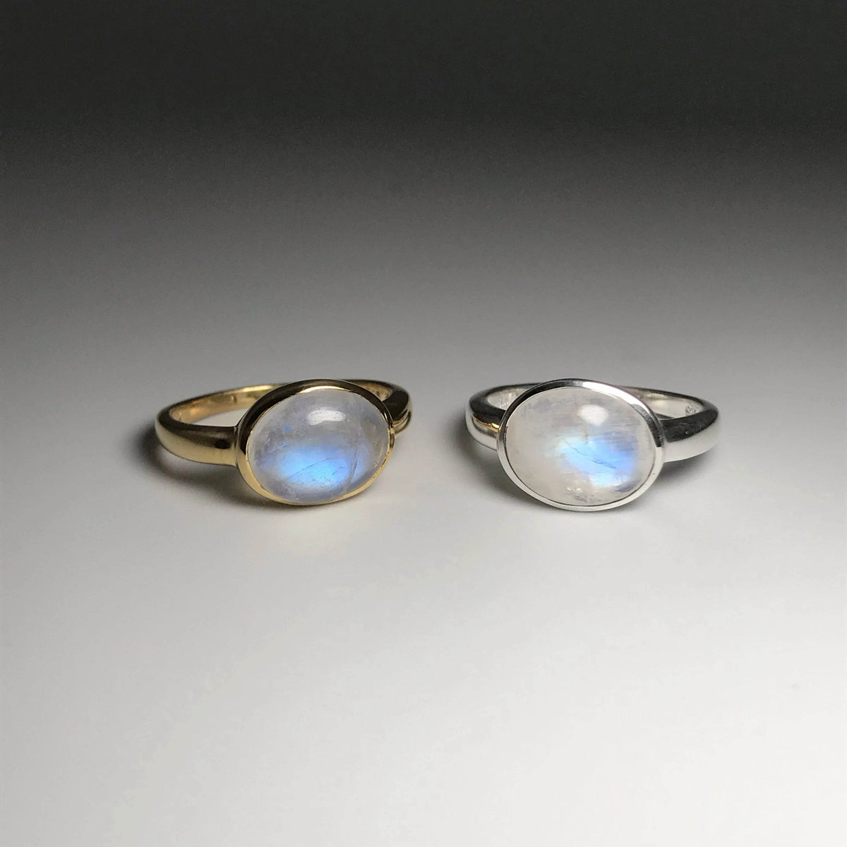 Rainbow Moonstone Ring-Rocks and Gems Canada