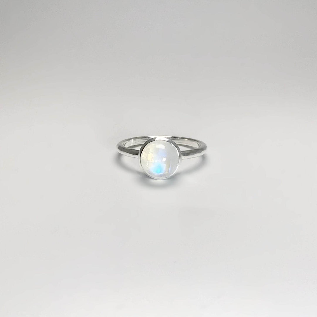 Rainbow Moonstone Ring-Rocks and Gems Canada
