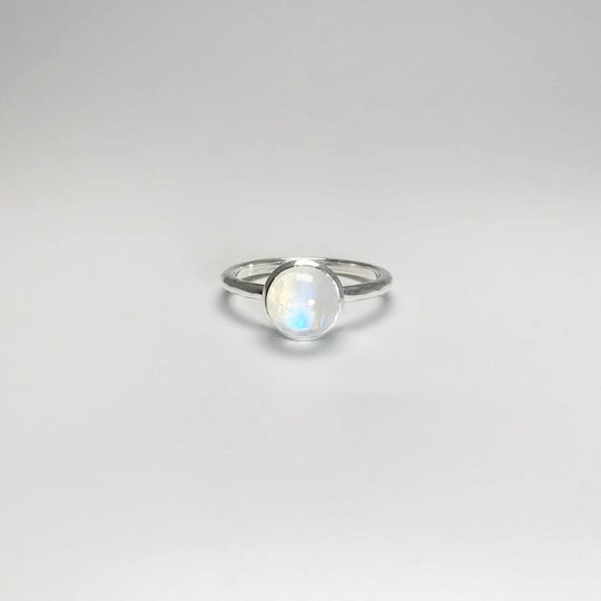 Rainbow Moonstone Ring-Rocks and Gems Canada