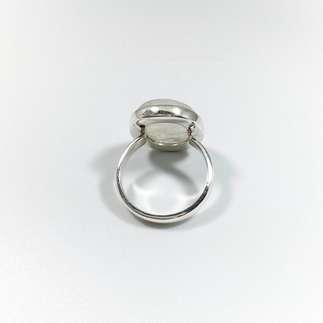 Rainbow Moonstone Ring - Size 6-Rocks and Gems Canada