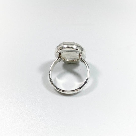 Rainbow Moonstone Ring - Size 6-Rocks and Gems Canada