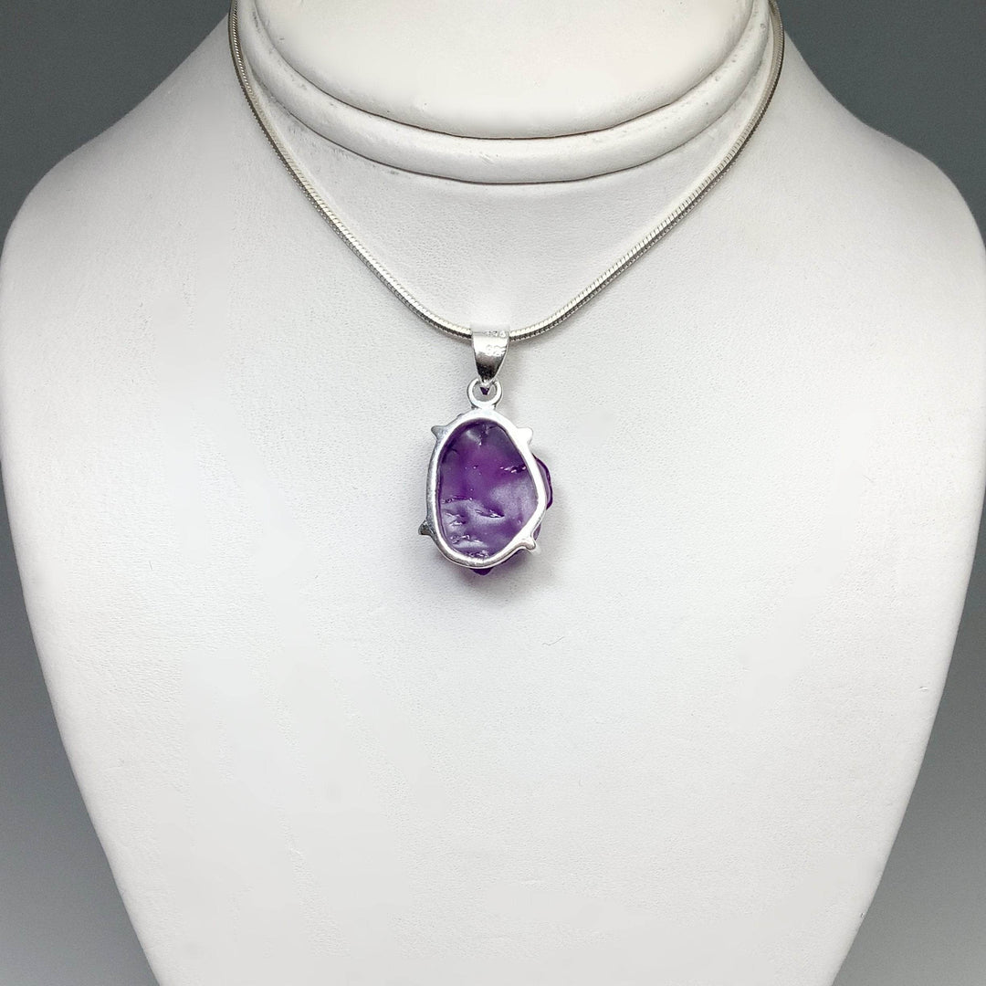 Raw Amethyst Pendant-Rocks and Gems Canada