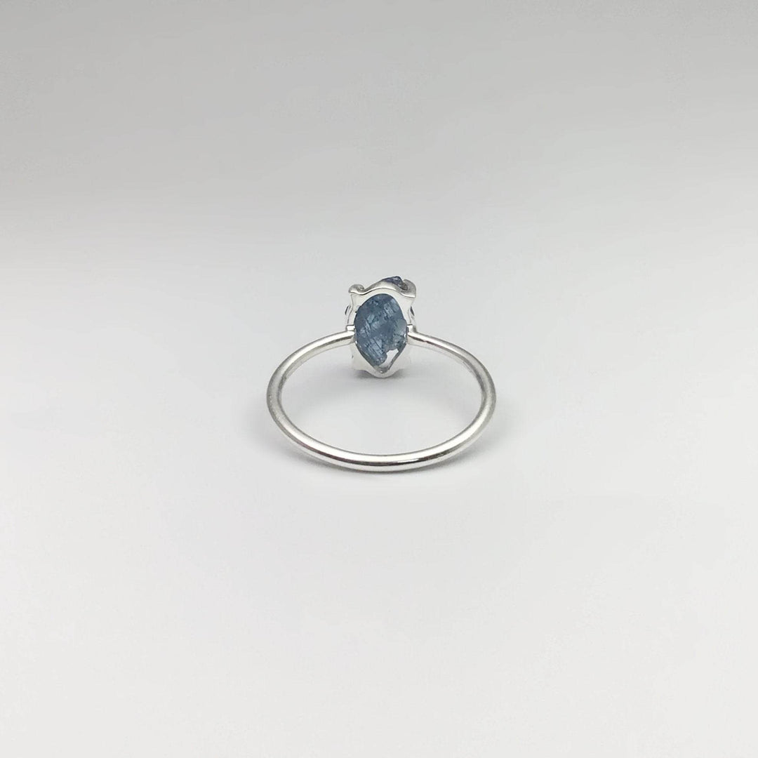 Raw Aquamarine Ring-Rocks and Gems Canada