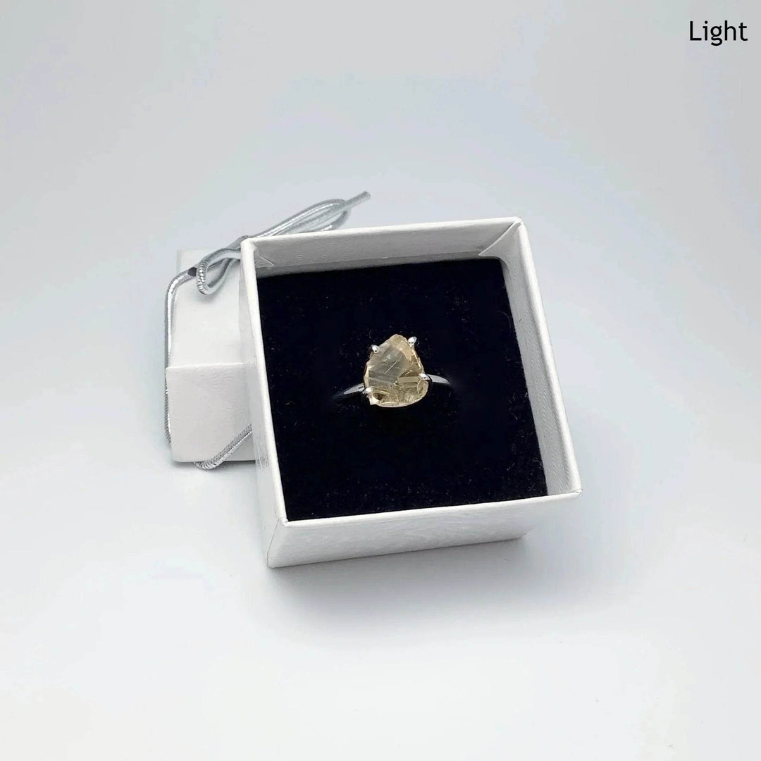Raw Citrine Ring-Rocks and Gems Canada
