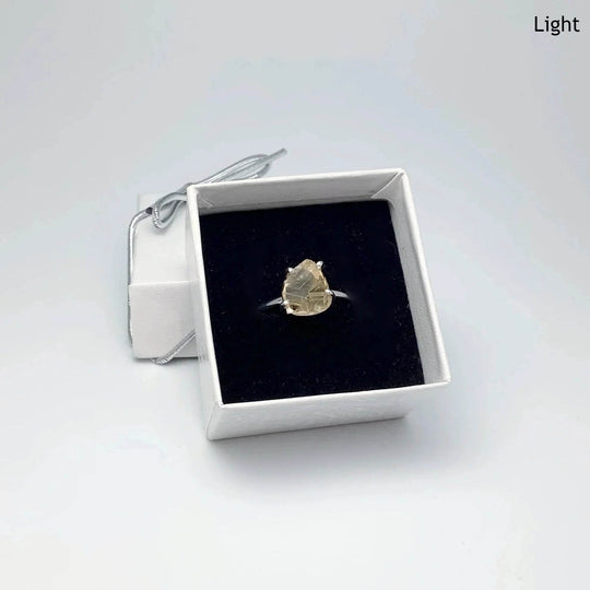 Raw Citrine Ring-Rocks and Gems Canada