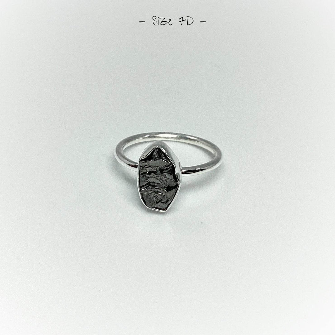 Raw Elite Shungite Ring-Rocks and Gems Canada