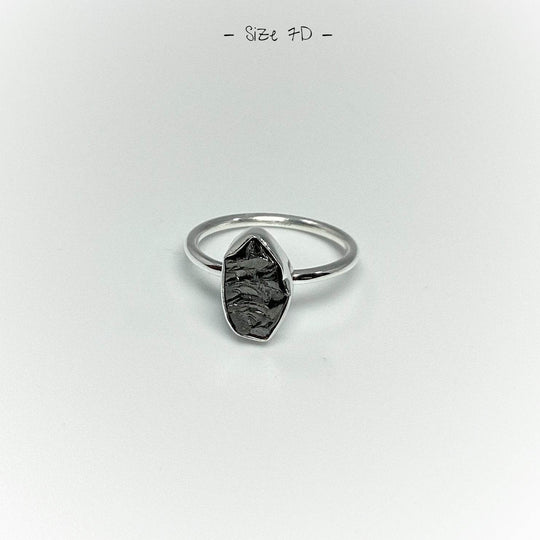 Raw Elite Shungite Ring-Rocks and Gems Canada