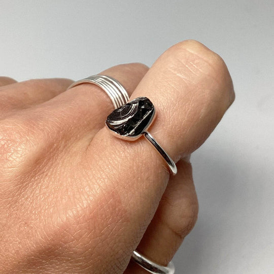 Raw Elite Shungite Ring-Rocks and Gems Canada