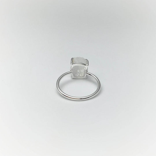 Raw Rainbow Moonstone Ring-Rocks and Gems Canada