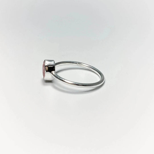 Raw Rose Quartz Ring-Rocks and Gems Canada