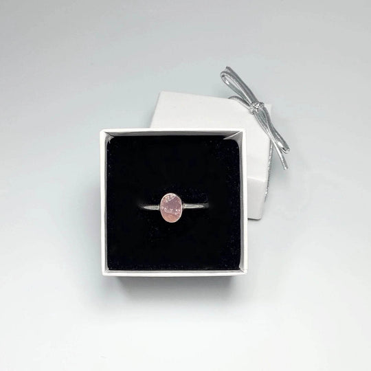 Raw Rose Quartz Ring-Rocks and Gems Canada