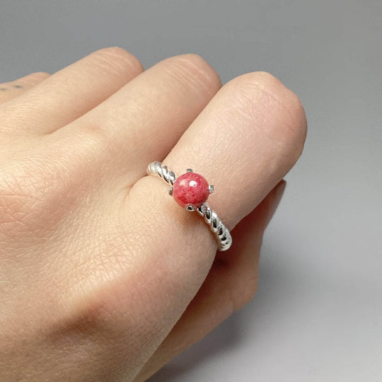 Rhodonite Ring-Rocks and Gems Canada