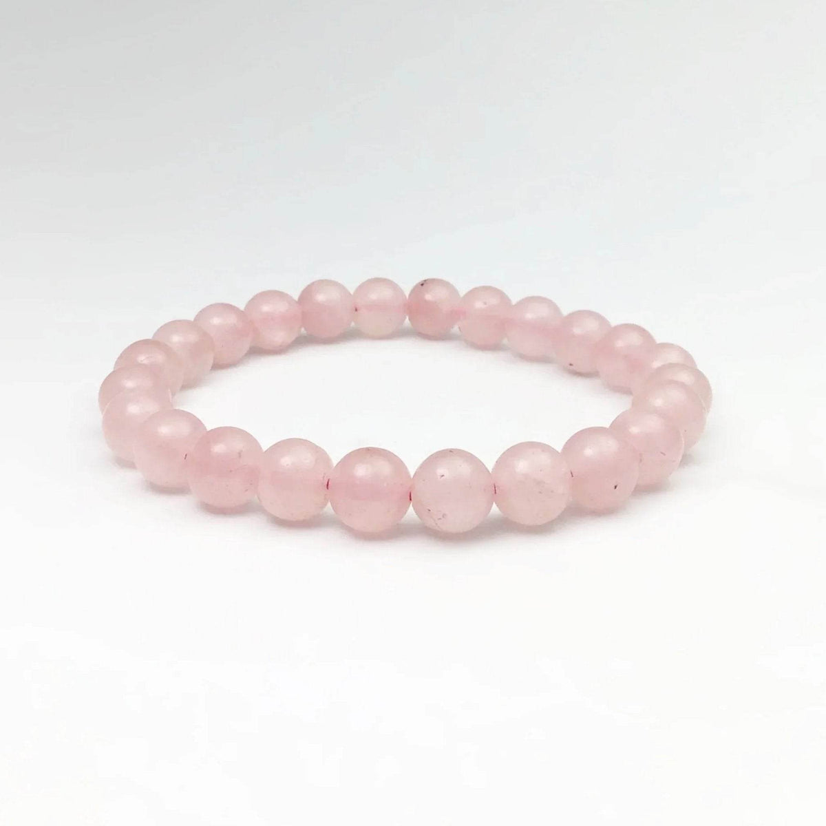 Rose Quartz Beaded Bracelet-Rocks and Gems Canada