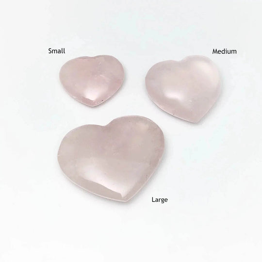 Rose Quartz Heart-Rocks and Gems Canada