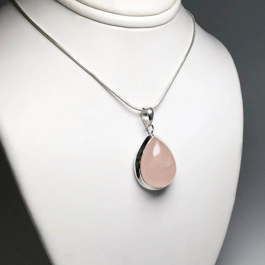 Rose Quartz Pendant-Rocks and Gems Canada