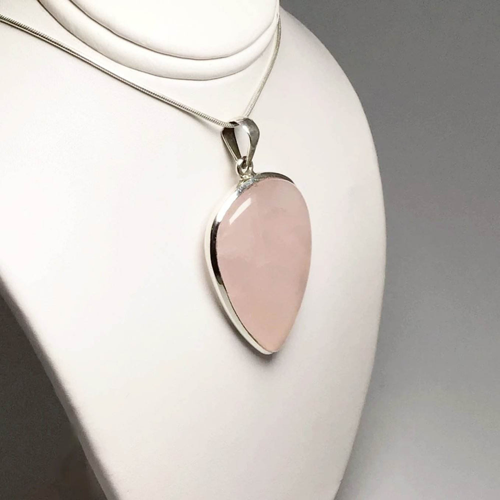 Rose Quartz Pendant-Rocks and Gems Canada