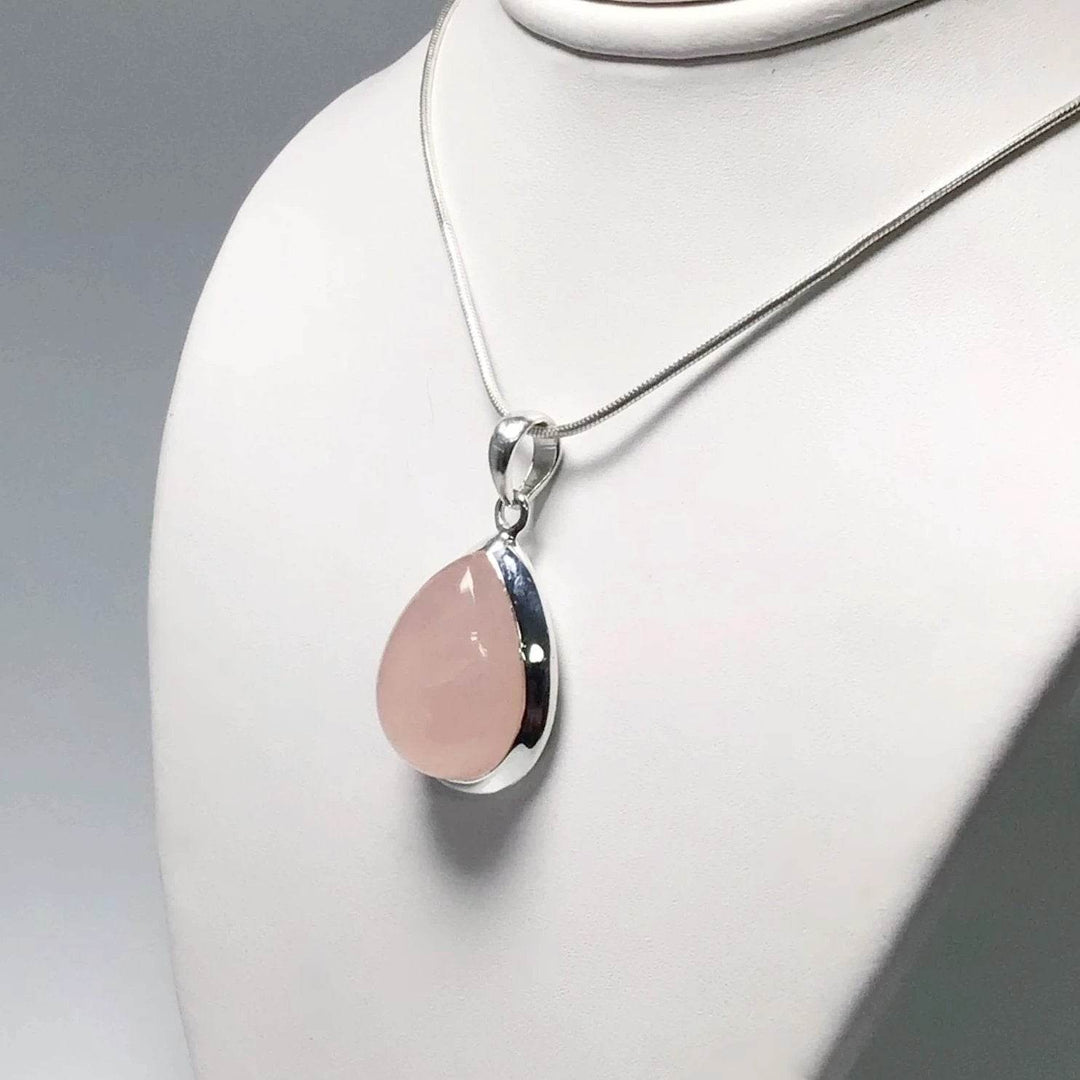 Rose Quartz Pendant-Rocks and Gems Canada