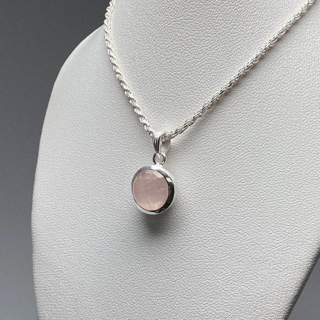 Rose Quartz Pendant-Rocks and Gems Canada