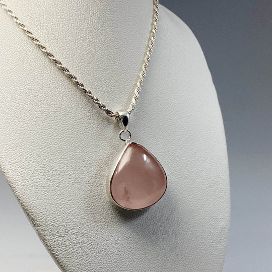 Rose Quartz Pendant-Rocks and Gems Canada