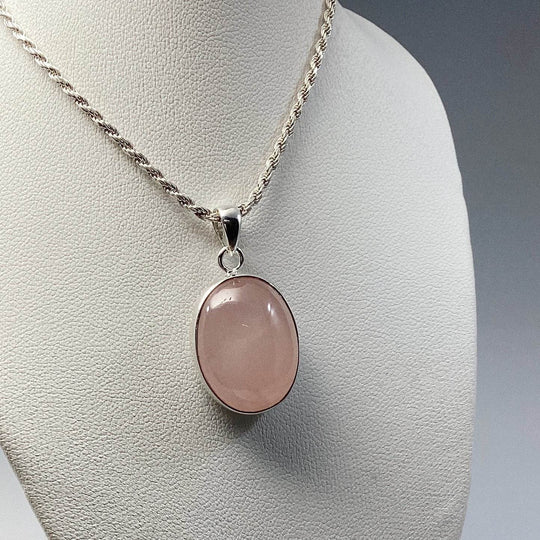 Rose Quartz Pendant-Rocks and Gems Canada