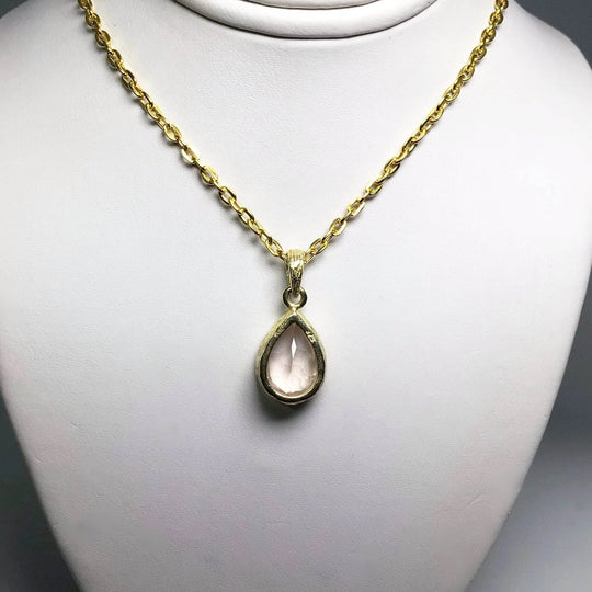 Rose Quartz Pendant-Rocks and Gems Canada