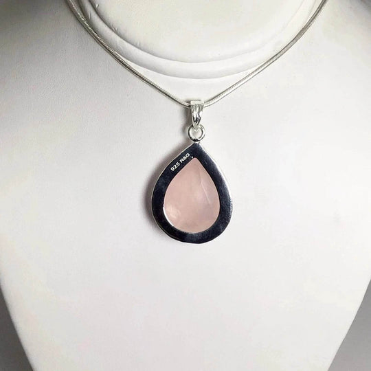 Rose Quartz Pendant-Rocks and Gems Canada