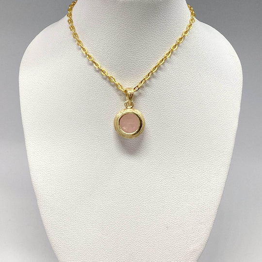 Rose Quartz Pendant-Rocks and Gems Canada