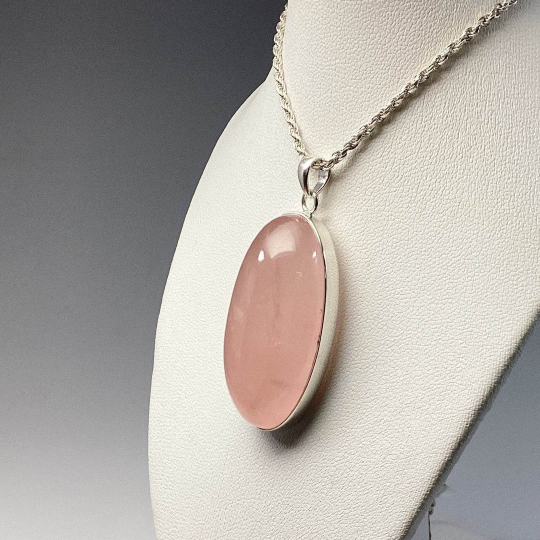 Rose Quartz Pendant-Rocks and Gems Canada
