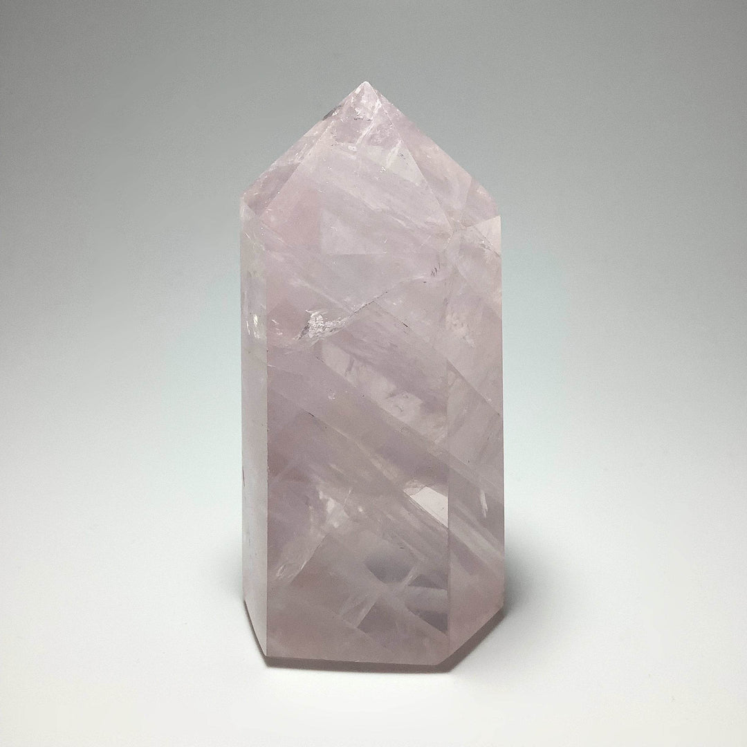 Rose Quartz Point-Rocks and Gems Canada